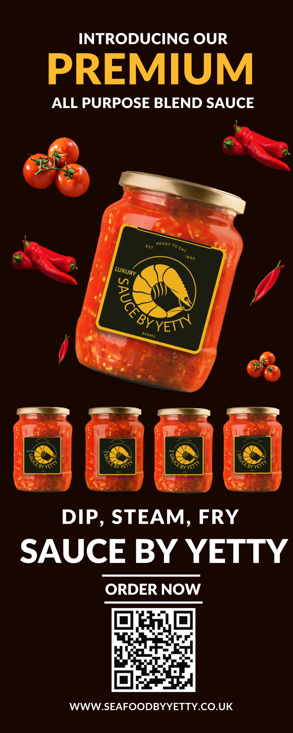 Yetty sauce banner